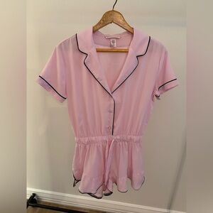 Victoria's Secret Light Pink Short Sleeve Pajama Set